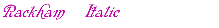 Rackham Italic